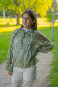 Polka blouse