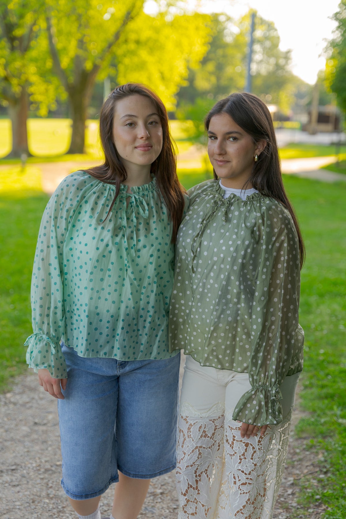 Polka blouse