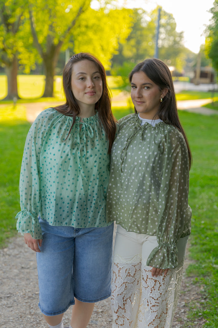 Polka blouse