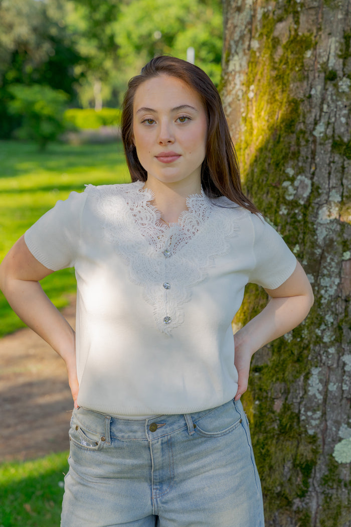 Lace Elegance Top